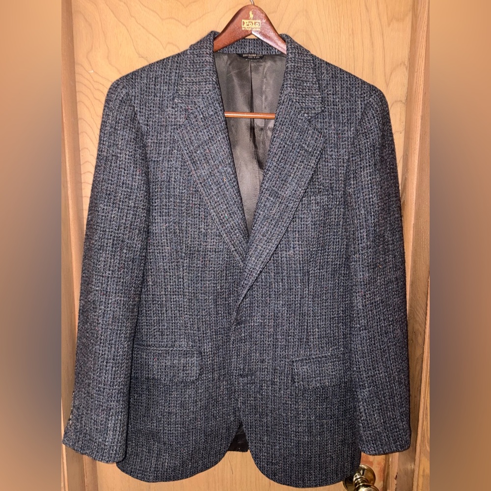 Mark Shale Tweed Sport Coat Blazer Jacket